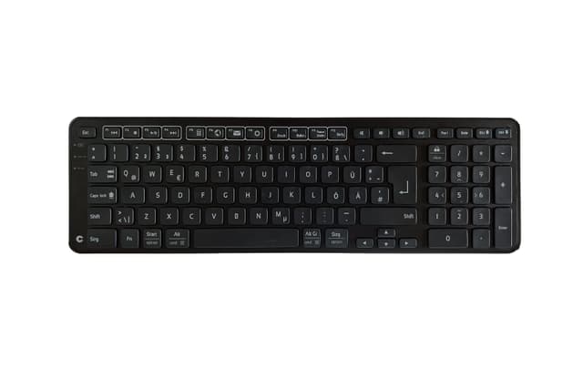 🌟 Contour Balance Keyboard | Ergonomische Tastatur mit RollerMouse | Kabellos | QWERTZ Layout 🌟