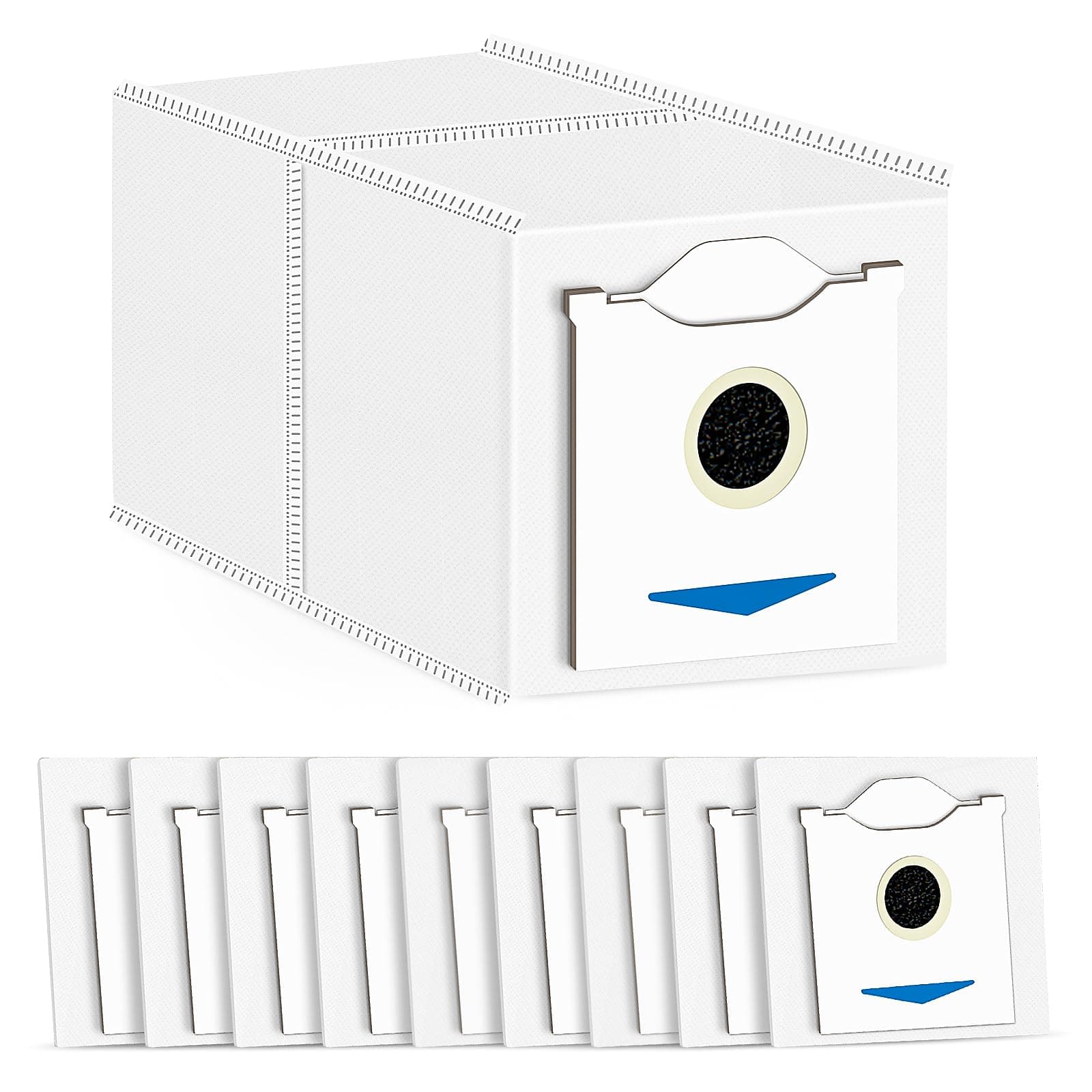 10 Stück Staubbeutel Zubehör für Ecovacs Deebot N30 Pro Omni Saugroboter 🤖