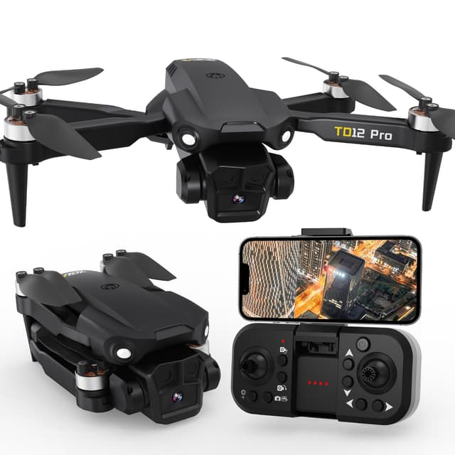 Toladrone Faltbare Mini Drohne mit 4K-Kamera TD12PRO-B 🚁📸