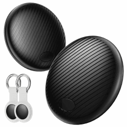 🔍📱 Smart GPS Tracker - 2er Pack Air Tracker Tag mit Apple Wo ist? (iOS NUR) 🧳🔒
