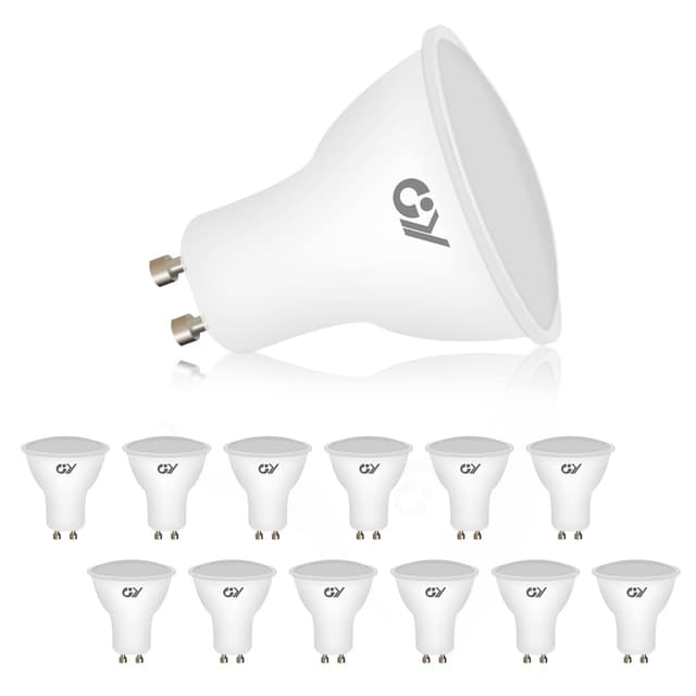 Angebot: GY GU10 LED Kaltweiß Lampe, 8W 6500K 800 Lumen Kaltweiss Glühbirnen
