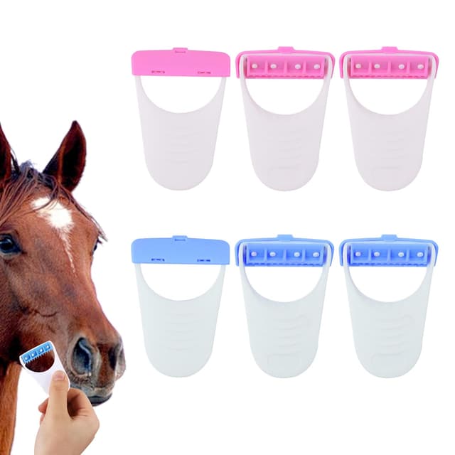 🐴🐕 6 Stück Pferdeschermaschine Manueller Rasiermesser für Pferdepflege 🐎🐩