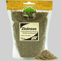 🌿 Zistrosenkraut 100 g - Cistus Tee Loses Naturbelassen, Geschnitten - Zistrosentee für Schöne Haut