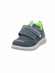 🌟 Superfit Mädchen Sport7 Mini Sneaker 22 EU Blau Hellgrün 8060 - 50% Rabatt!