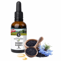 SCHLATTBAUERNGUT Schwarzkümmelöl - 50ml - 100% Bio-Qualität aus Österreich 🌿