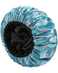 🚿 E ENASUE Wiederverwendbare 3-lagige Duschhaube für langes Haar (Grün) 🎀