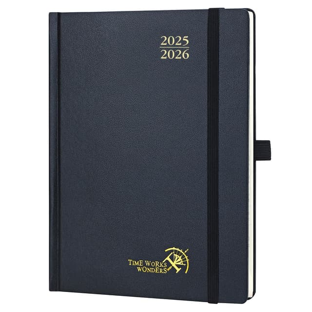 POPORUN Kalender 2025 2026 Buchkalender Hardcover 📅📘