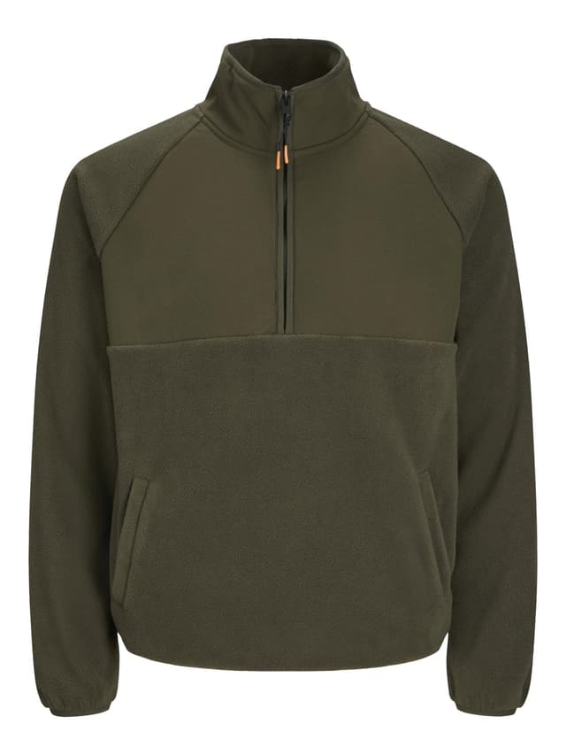 🔥 Angebot: JACK & JONES Herren Jcopeak Sweat High Neck Half Zip Sweatshirt XS Forest Night