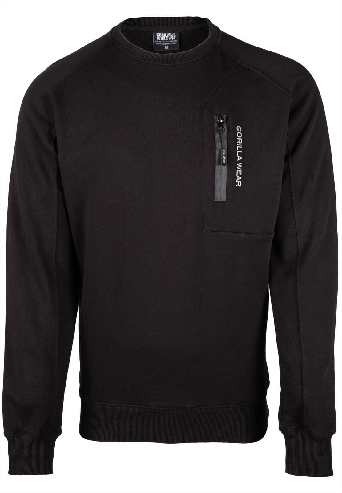 🦍 Gorilla Wear Newark Sweater - Schwarz 🏋️‍♂️💪👕