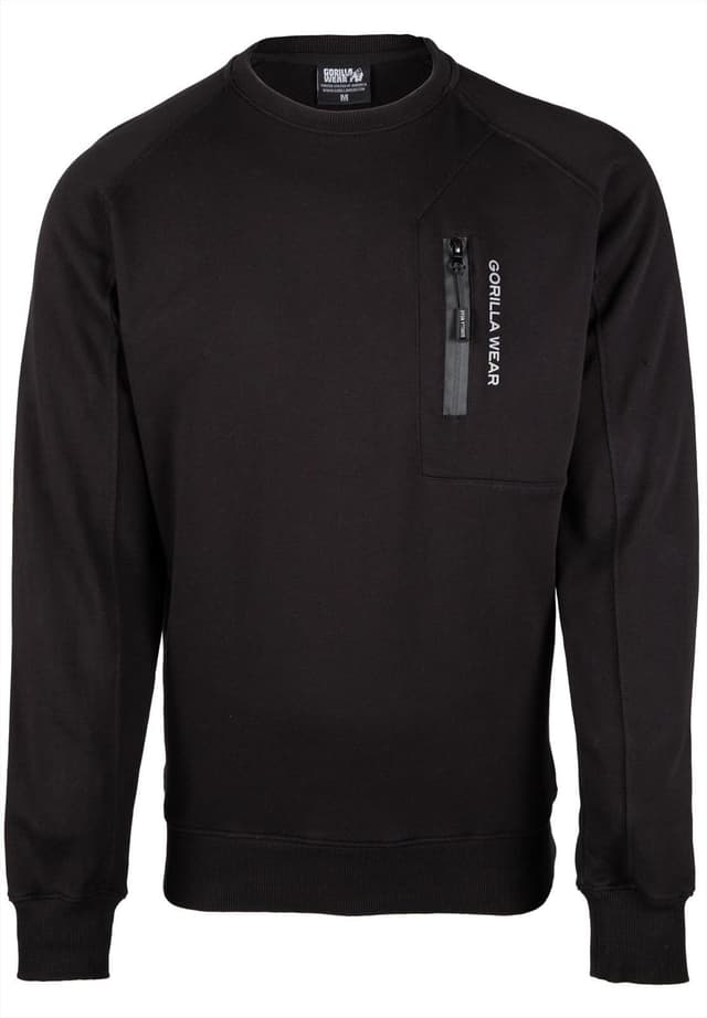 🦍 Gorilla Wear Newark Sweater - Schwarz 🏋️‍♂️💪👕