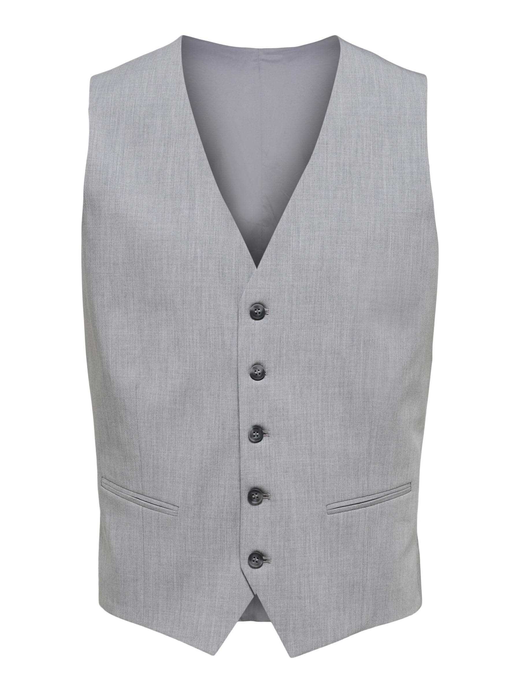 🔥 Reduziert! SELECTED HOMME Herren Weste in Light Grey Melange