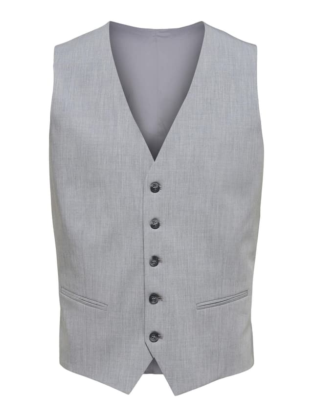 🔥 Reduziert! SELECTED HOMME Herren Weste in Light Grey Melange