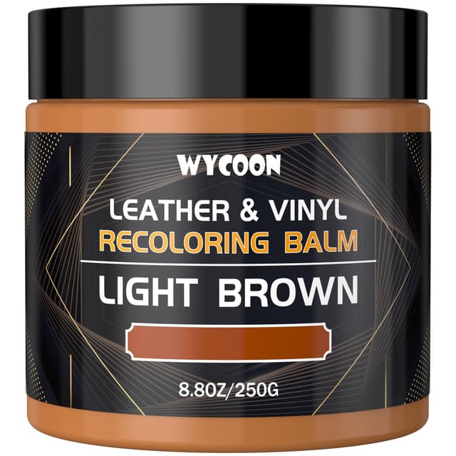 🛋️👞 WYCOON 250g Leder Reparatur Set Hellbraun - Lederpflege & Lederfarbe