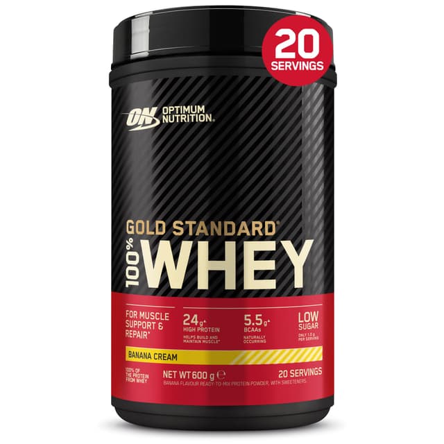 🍌🥛 Optimum Nutrition Gold Standard 100% Whey 600g - 20 Portionen 🏋️‍♂️