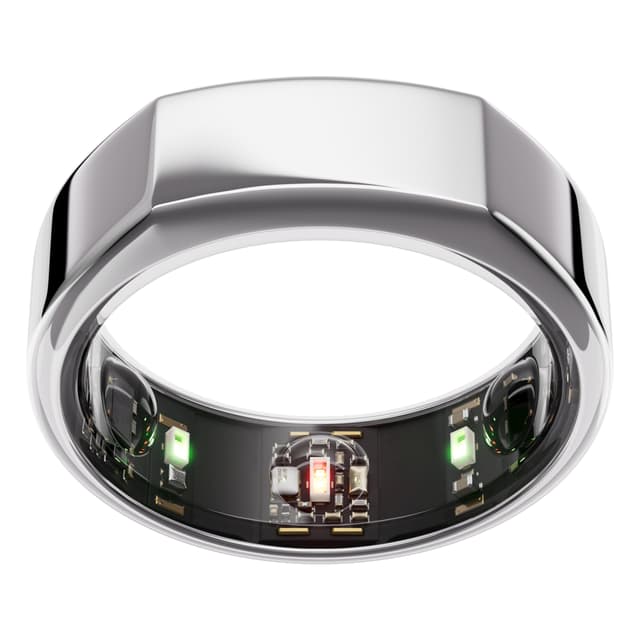 Oura Gen3 Heritage Smart-Ring - Größe 12, Silver 🌙⌚