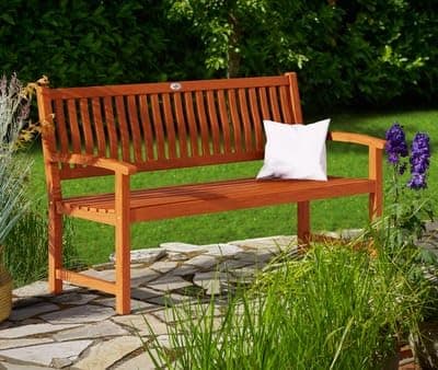 🌳🪑 Casaria® Gartenbank 3-Sitzer Wetterfest Eukalyptus Holz 480kg Belastbarkeit 🪑🌳