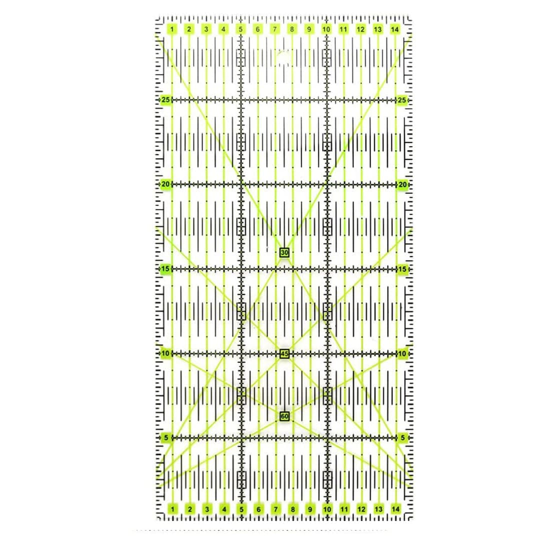 🧵📏Semazz Quiltingruler, Acryl Quilting Lineal, 15x30CM - Nur 5.59€!