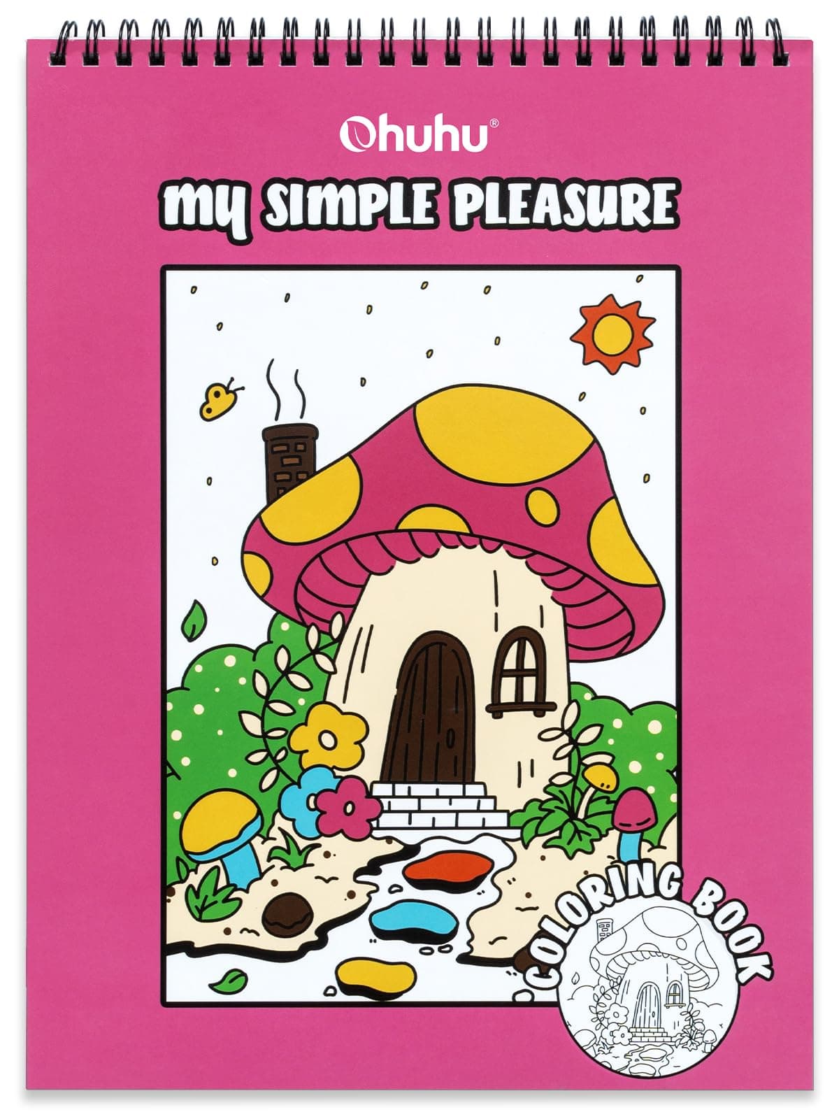 🎨 Ohuhu Malbuch für Erwachsene & Kinder - Kunsttherapie-Geschenk 🖍️
