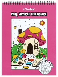 🎨 Ohuhu Malbuch für Erwachsene & Kinder - Kunsttherapie-Geschenk 🖍️