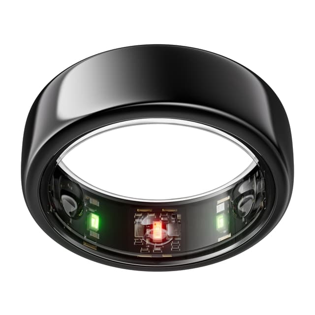 Oura Gen3 Horizon Smart-Ring - Größe 12, Black | Wearable für Schlaf-, Herzfrequenz- und Fitnesstracking