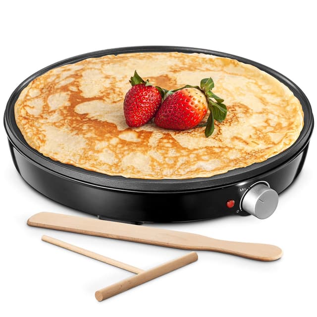 🥞 Yabano Crêpes Maker Ø 30 cm Retro Pancake Maker 🥞