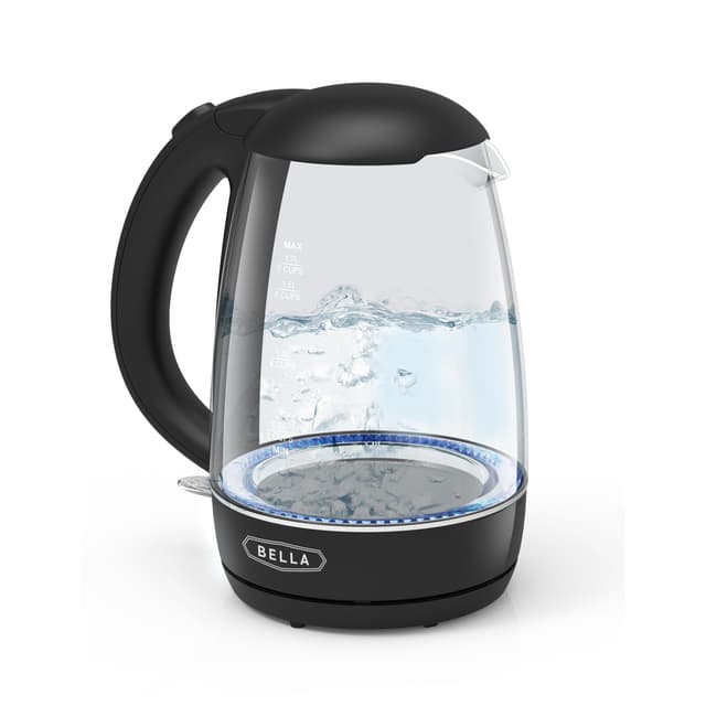 🔥🍵 BELLA Elektrischer Wasserkocher, 1,7 l – Mobiler, schnurloser LED-Farbwechsel-Teekessel 🍵🔥
