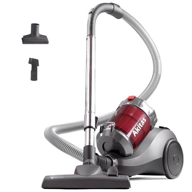 🌪️🧹 Akitas 800W Beutelloser Staubsauger | Starke Saugkraft | Wessel-Werk 2-in-1-Bürstenkopf 🌪️🧹