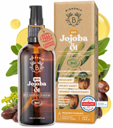 Bionoble Jojobaöl Bio 100ml - 100% Rein, Natürlich und Kaltgepresst