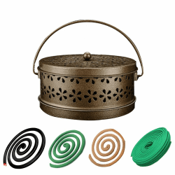 🦟 Mückenspirale Halter - Anti Mücken Spirale Metall Holder