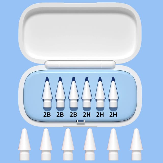 🎨📱 6 Stück Spitzen Ersatz für Apple Pencil 1/2/Pro Generation