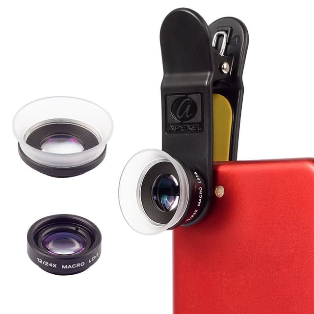 Apexel 2 in 1 12X Makro Objektiv/24X Super Makro Objektiv 📸🔍