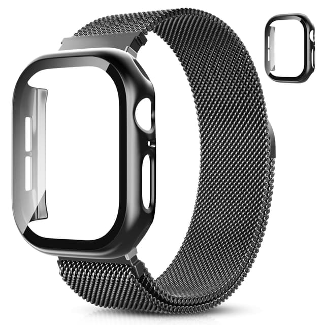 Hexasider Magnetisch Armband mit Schutzhülle für Apple Watch Band 🌟