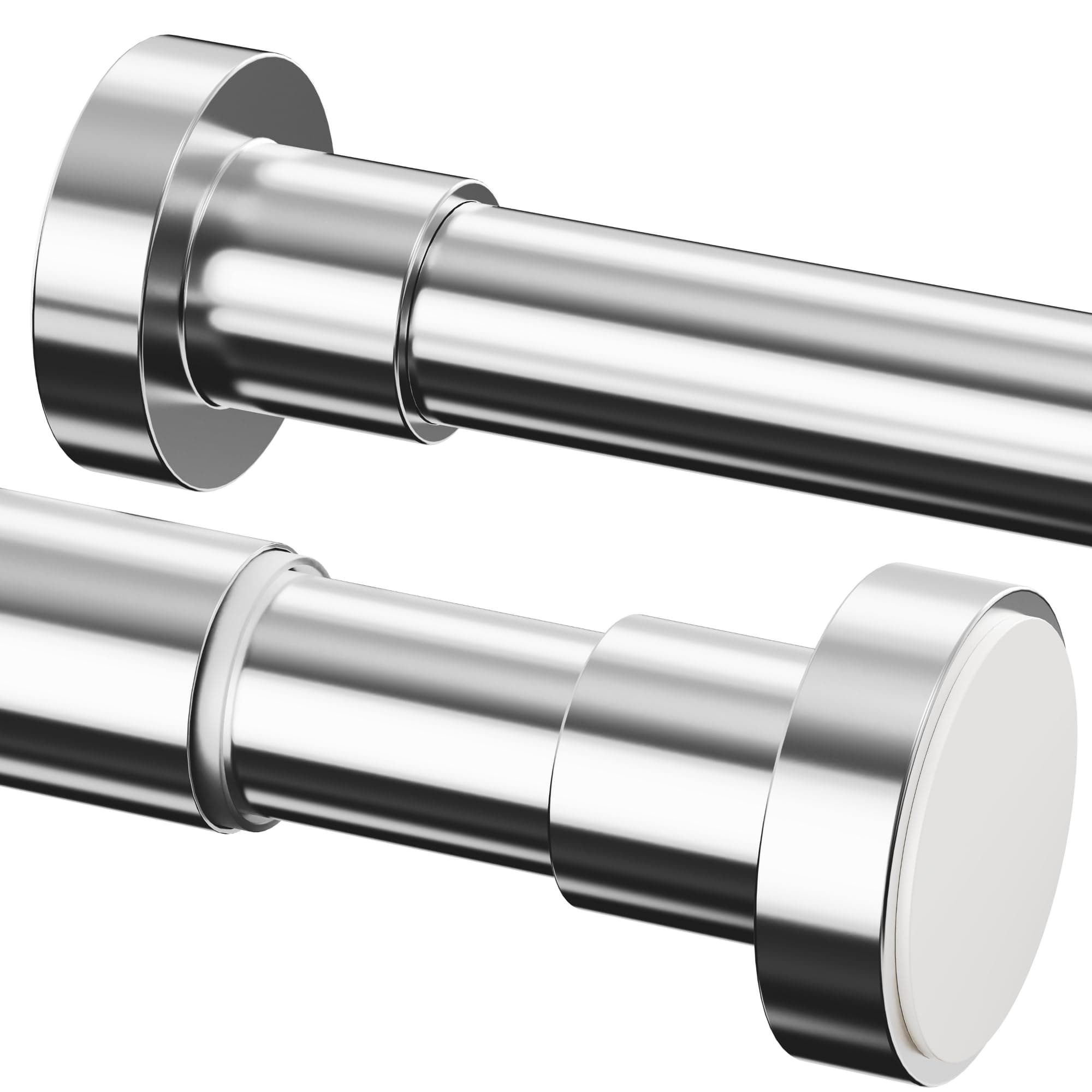 🚿🛠️ Verstellbare Duschstange ohne Bohren - Silber 102-208CM (1 Stück)