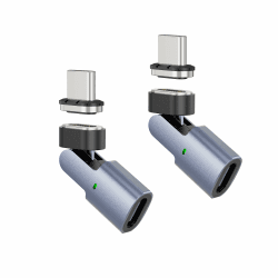 🚀 Angebot: N. NETDOT 100W Magnetisches Adapter - 2er Pack Schwarz & 2er Pack Grau