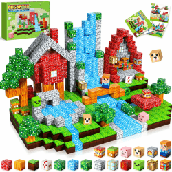 🌟 COOLJOYA Magnetische Bausteine 108 Teile - Magnetbausteine Magnetspielzeug für Kinder