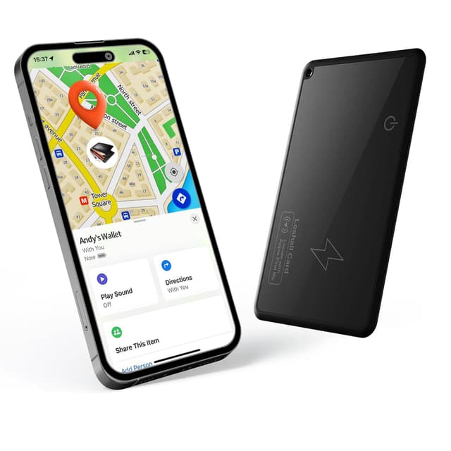 Ultraflache Geldbörsen-Tracker-Karte 📱🔍🌍