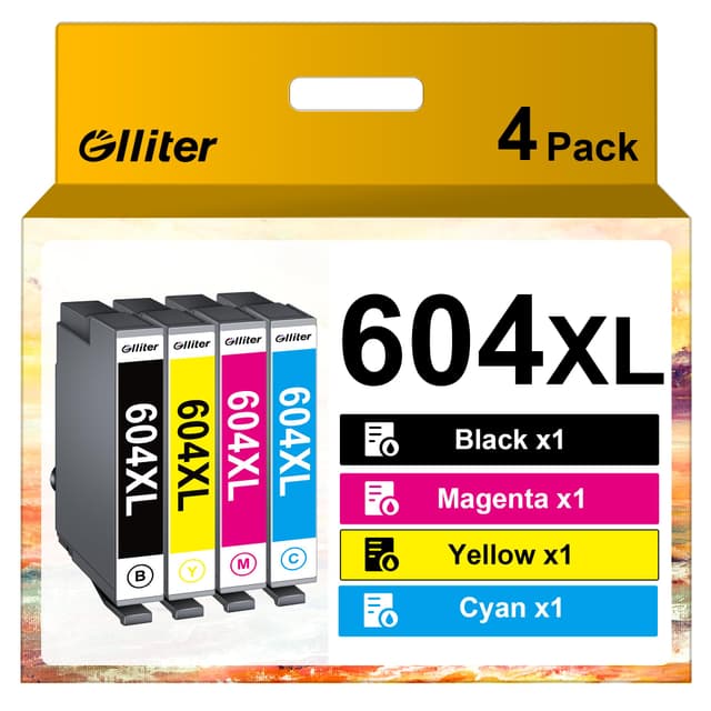 🌟 Glitter 604XL Patronen für Epson XP 3200 Drucker 4er-Pack - Spezialangebot! 🌈