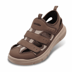 FitVille Diabetiker Sandalen Herren Extra Weit Orthopädische Schuhe mit Klettverschluss 👣👴👞