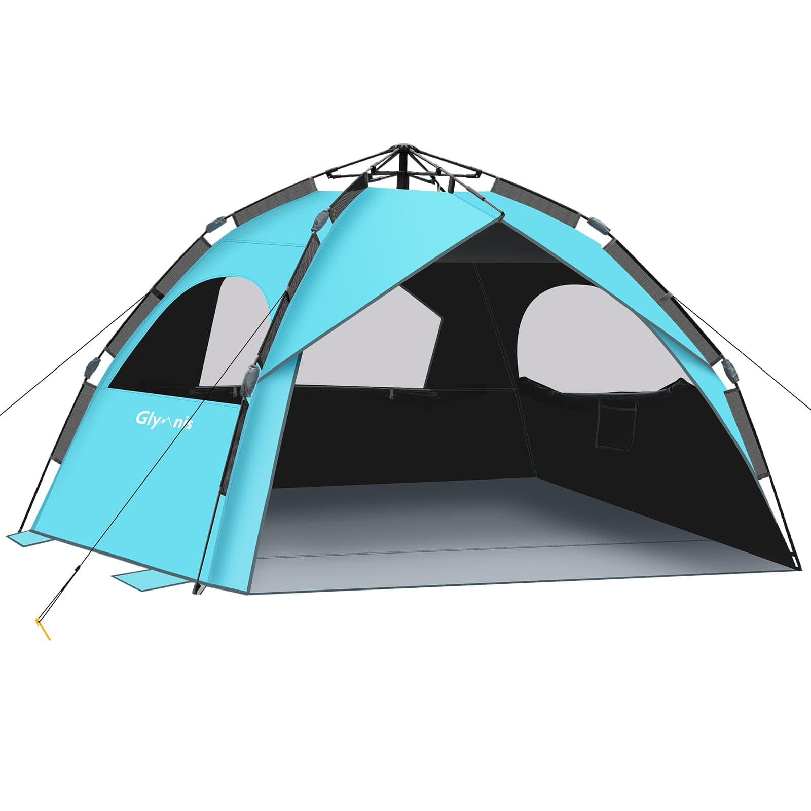 Glymnis Strandmuschel Quick Up Strandzelt mit Premium UV-Schutz 🏖️🌞
