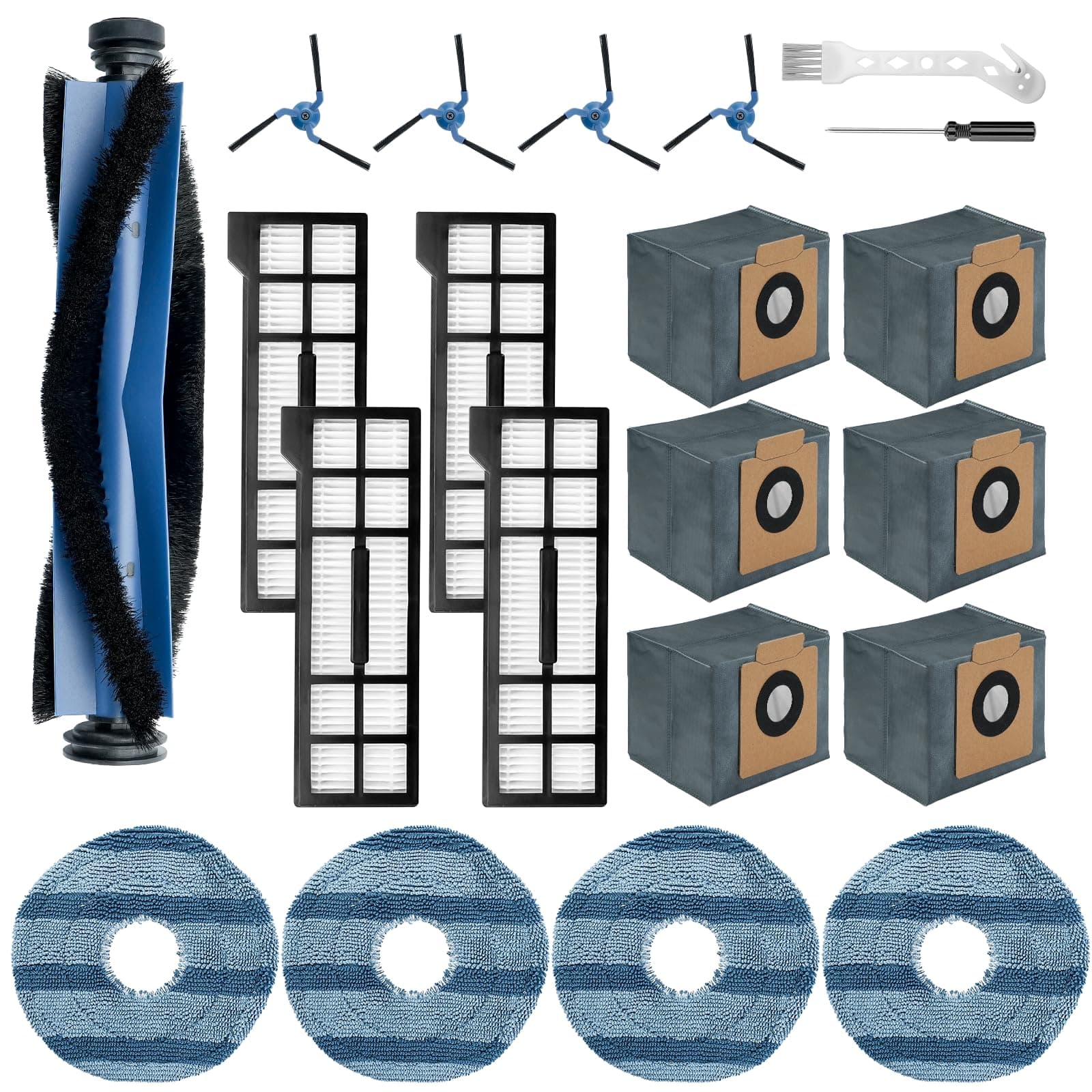 🔥 Deal! Covienapp 21 x Ersatzteile für Eu-fy X10 Pro Omni Staubsauger Zubehör Kit