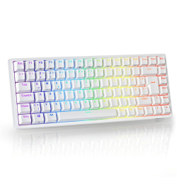 🎮 RK ROYAL KLUDGE RK84-DE 75% Gaming-Tastatur 🌈 Mechanische Bluetooth RGB Hintergrundbeleuchtung