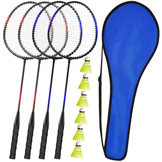 KH Federball Set Badminton Schläger Set of 4 🏸🎁 - Sonderangebot!