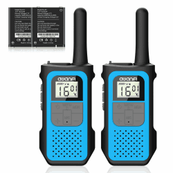 AWANFI Walkie Talkie Aufladbar mit 1200mAh Li-ion Akku 📞🔋