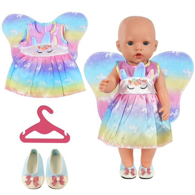 Aolso Puppenkleidungsset, 14–18 Zoll Puppenkleidung 🌷🌷🌻🌻🌼🌼