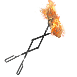 Uten faltbare Kohlezange Kaminzange 64cm 🔥🔥