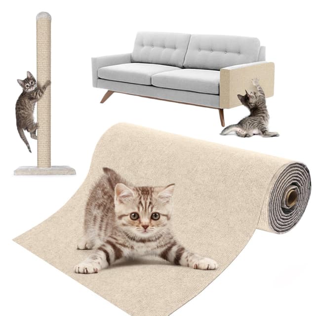 🐱🛋️ Selbstklebende Kratzschutzmatte für Sofa & Wand, 40x400 cm kratzschutz Sofa Katze
