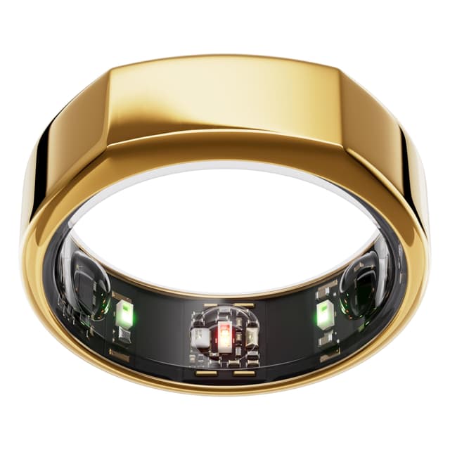 Oura Gen3 Heritage Smart-Ring - Größe 7, Gold 🌟 | Fitnesstracking und mehr!