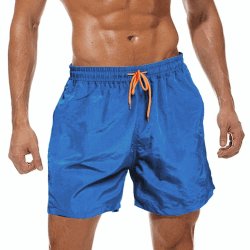🏊‍♂️ ZOXOZ Badehose Herren Atmungsaktiv Schnelltrocknend Boardshorts Navyblau L 🌊