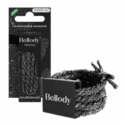 Bellody® Original Haargummis - Sundance Edition - Stylisch geflochtener Haargummi mit starkem Halt (4er Set) Damen Haarschmuck (Midnight Sky) 🌟🌺
