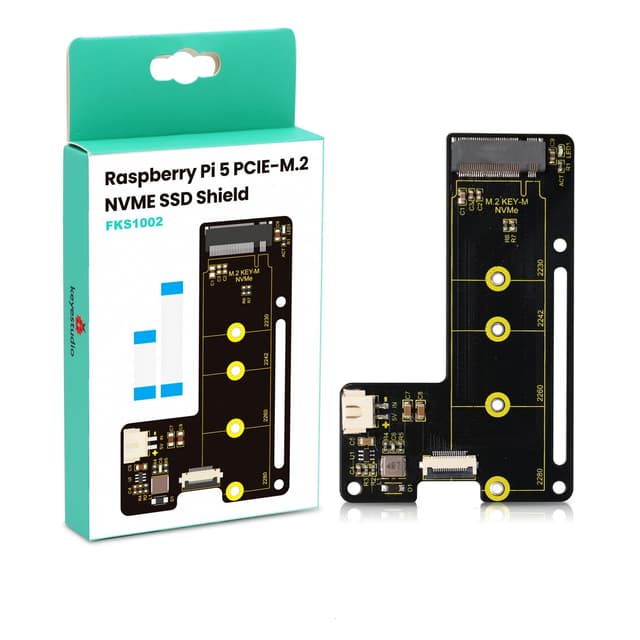 KEYESTUDIO Raspberry Pi 5 PCIE-M.2 NVME SSD Shield 🍓 Deal